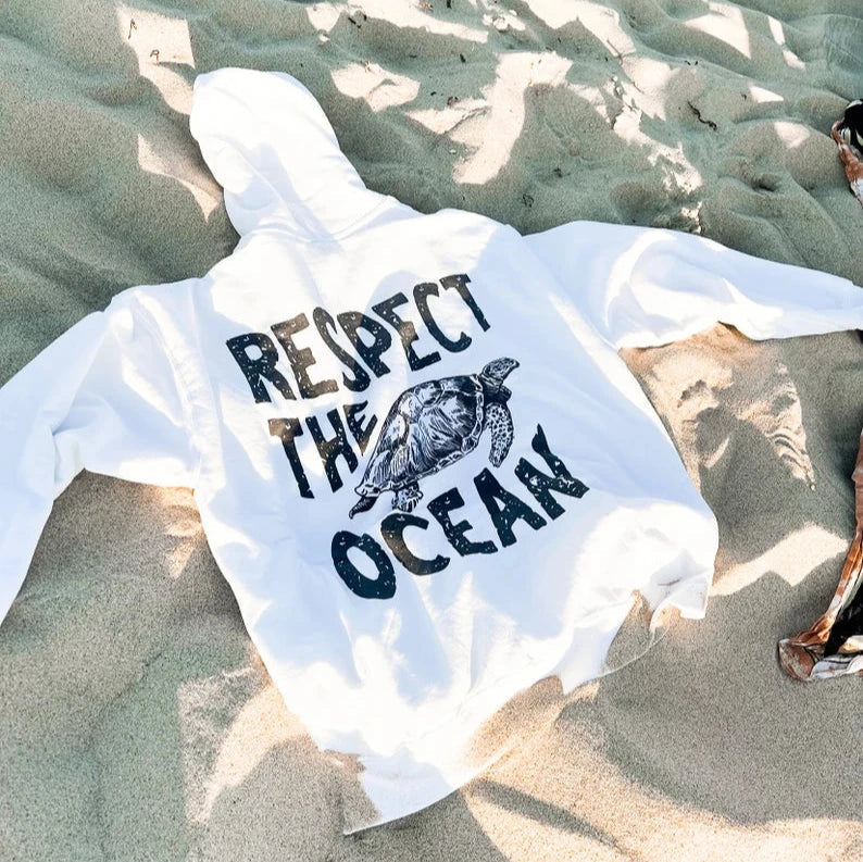 Respect The Ocean Hoodie - Image 12
