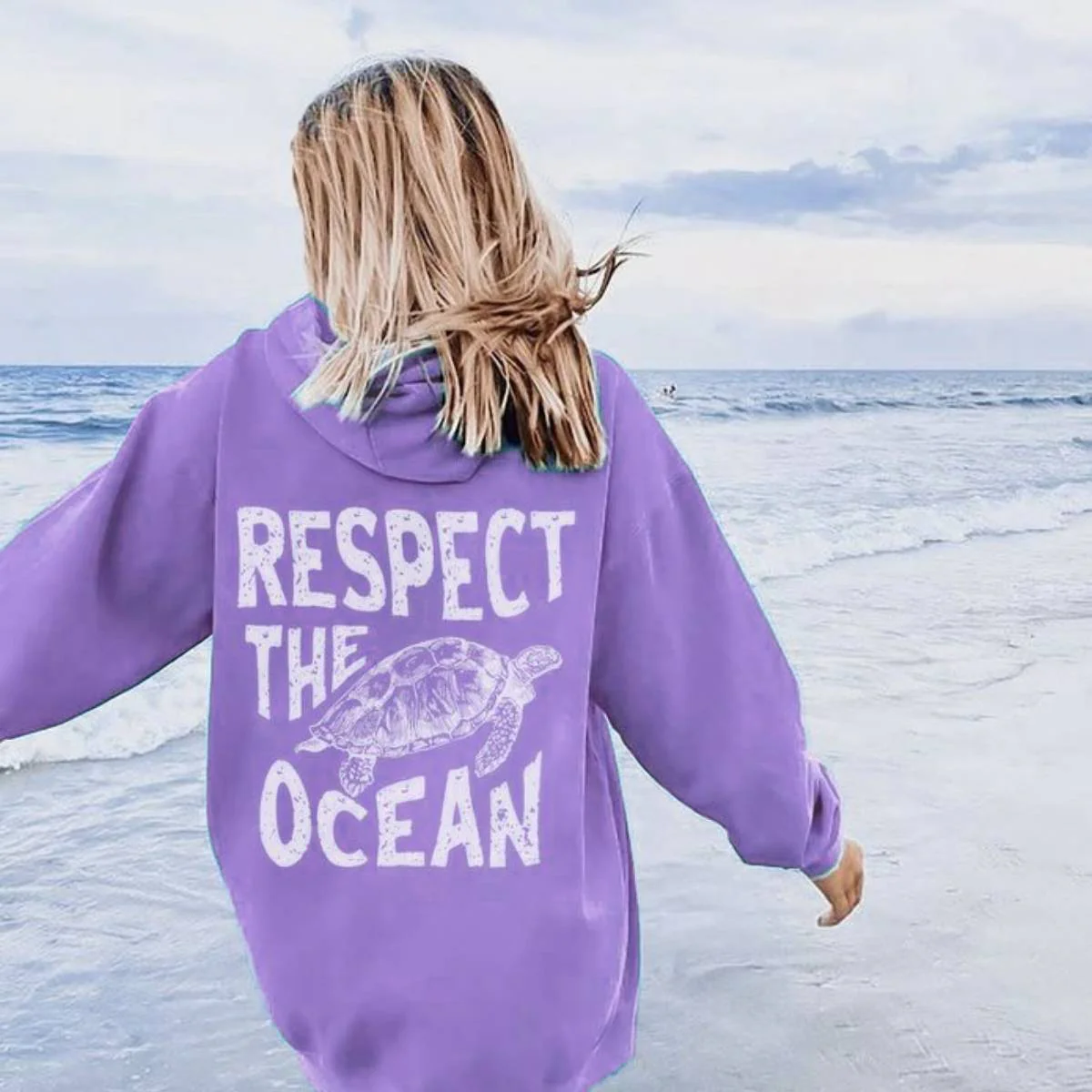 Respect The Ocean Hoodie - Image 19