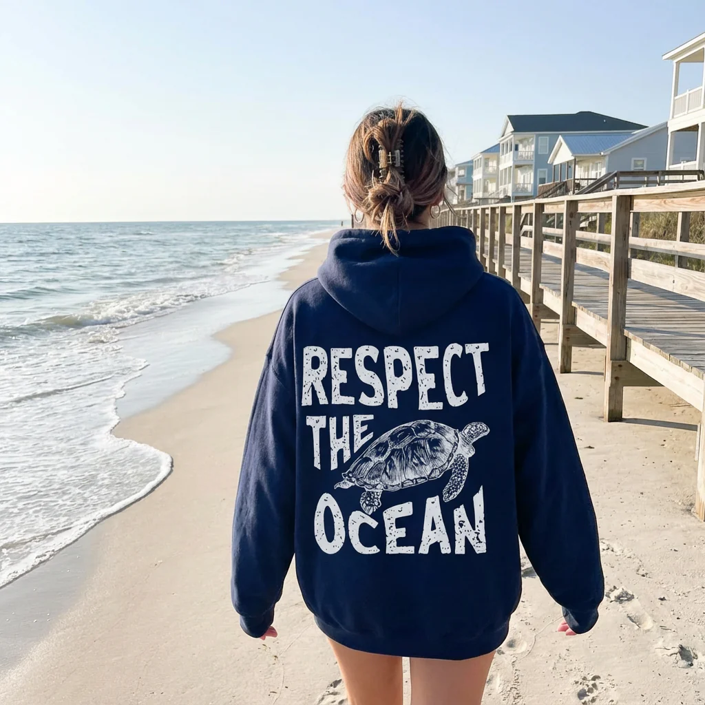 Respect The Ocean Hoodie - Image 22