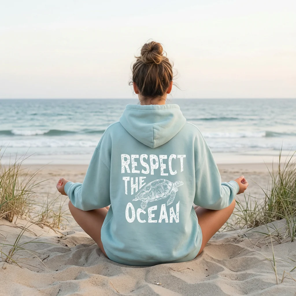 Respect The Ocean Hoodie - Image 23