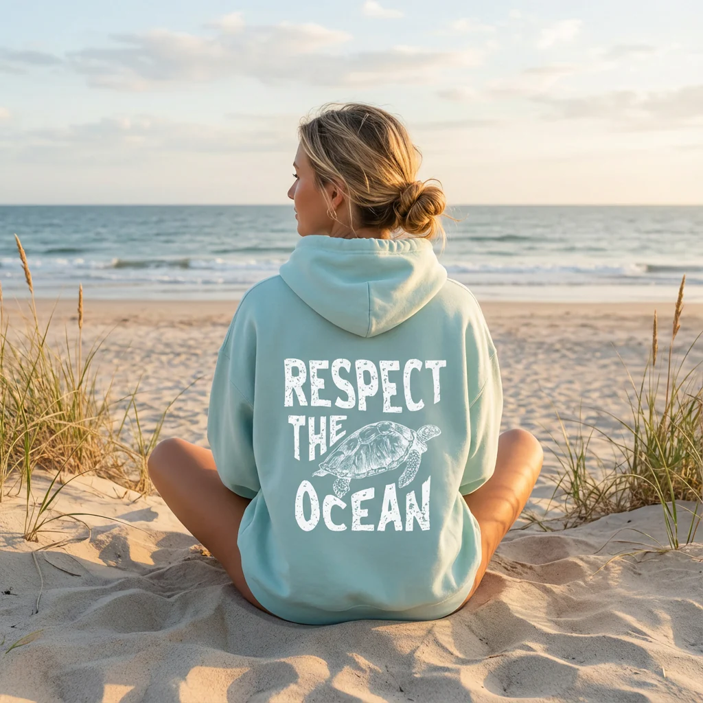 Respect The Ocean Hoodie - Image 24