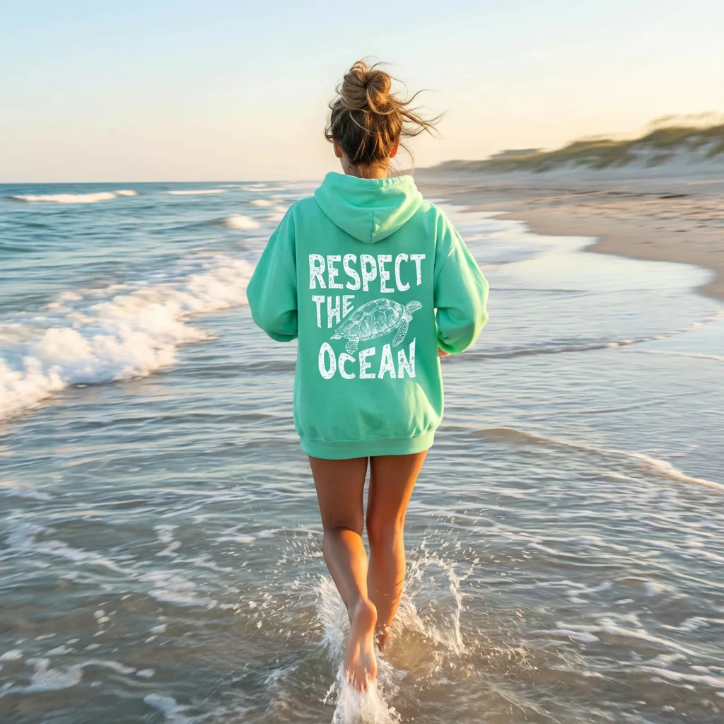 Respect The Ocean Hoodie - Image 27