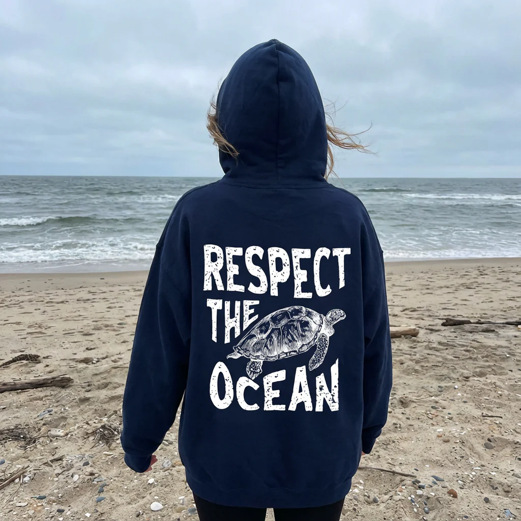 Respect The Ocean Hoodie - Image 30