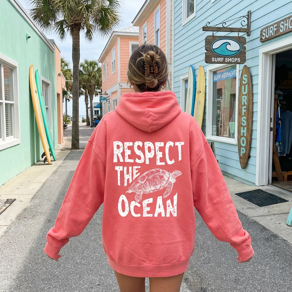 Respect The Ocean Hoodie - Image 31