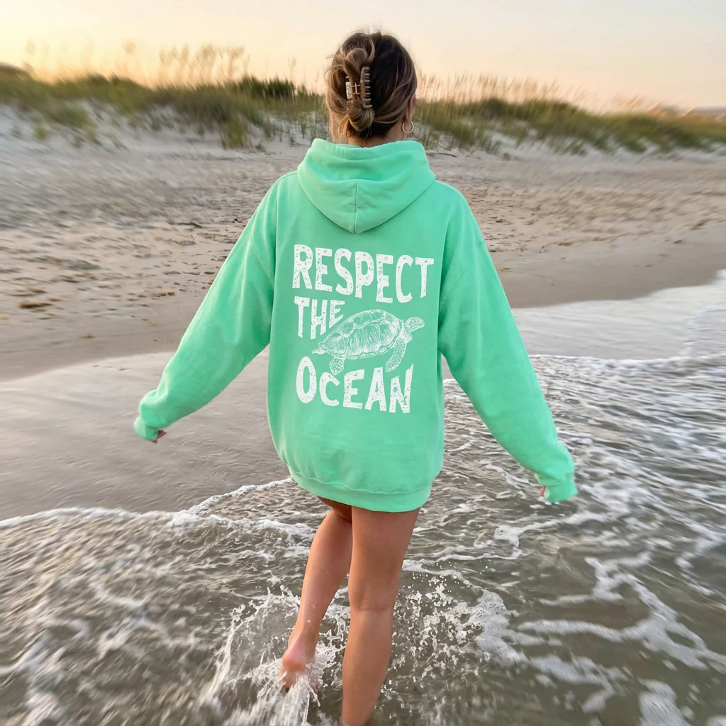 Respect The Ocean Hoodie - Image 32