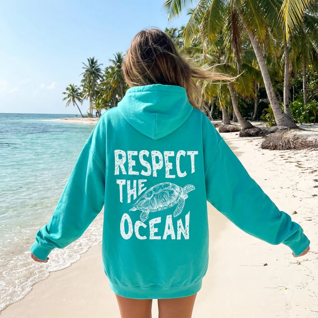 Respect The Ocean Hoodie - Image 33