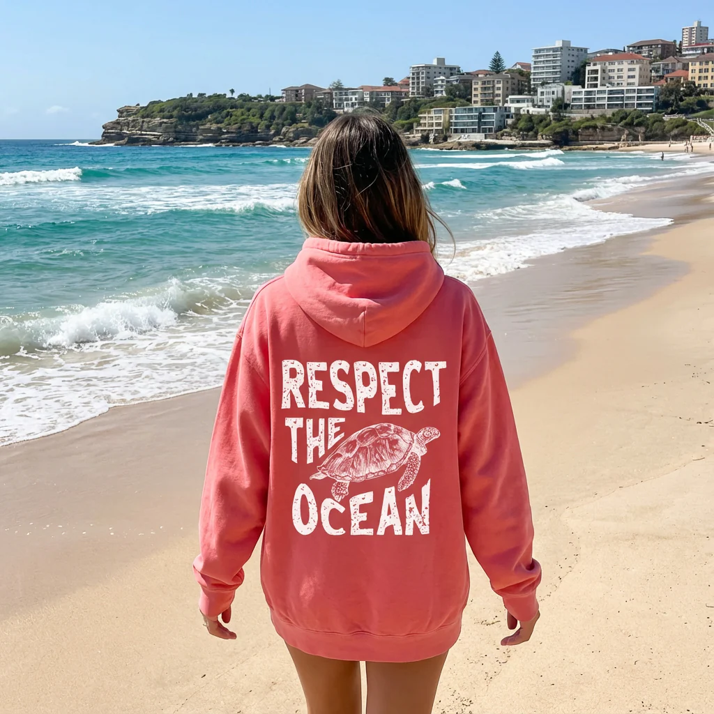 Respect The Ocean Hoodie - Image 35
