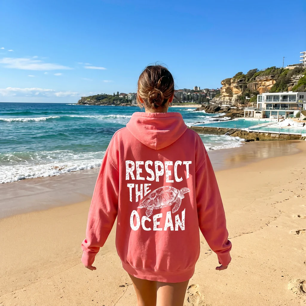 Respect The Ocean Hoodie - Image 36