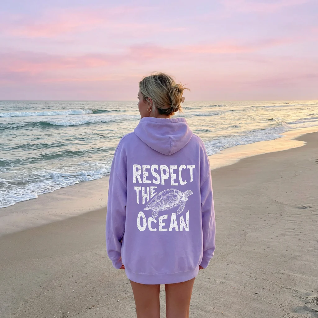 Respect The Ocean Hoodie - Image 38