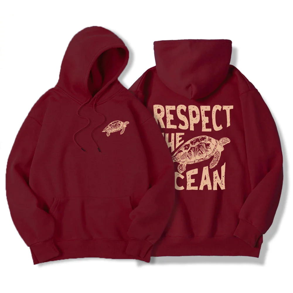 Respect The Ocean Hoodie - Image 4