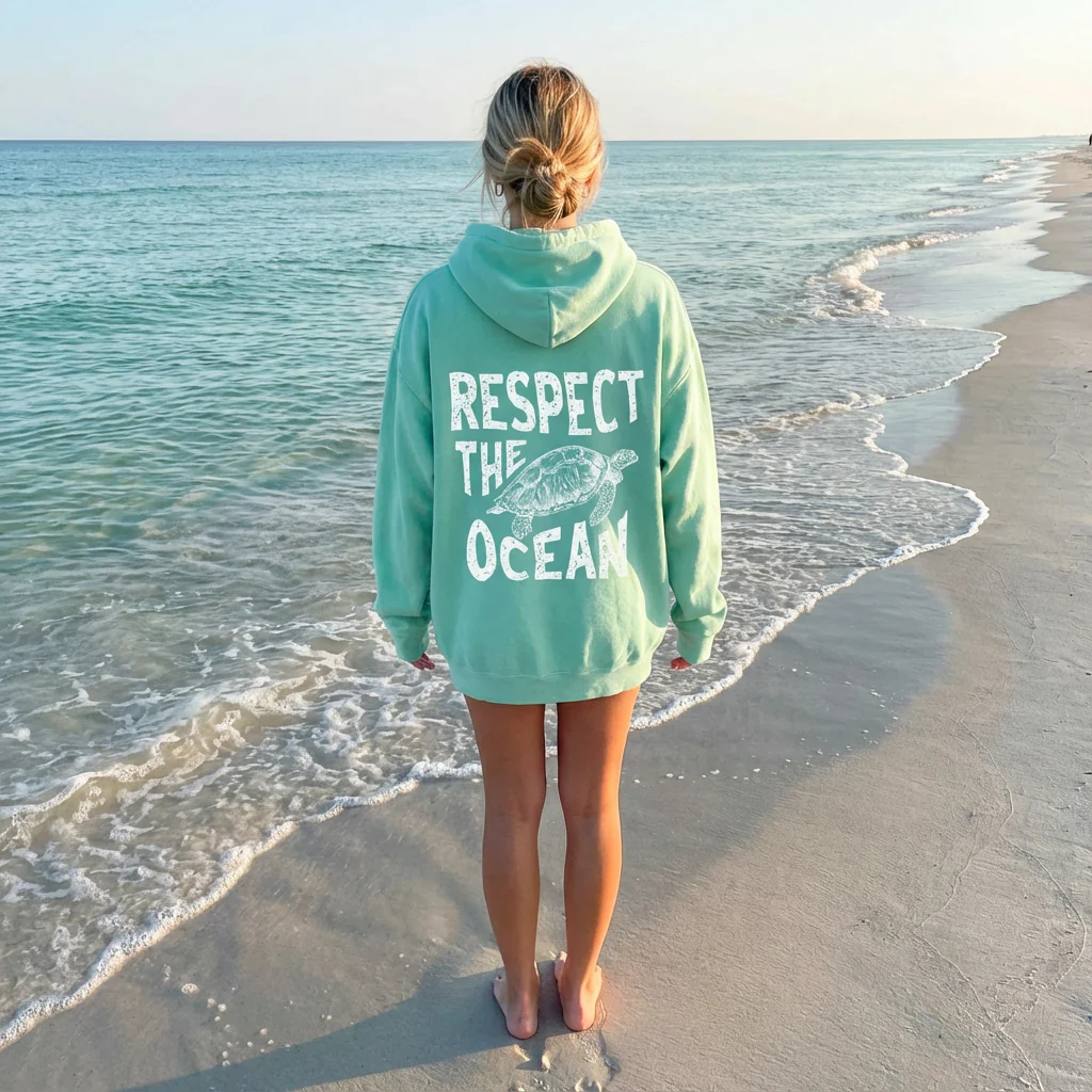 Respect The Ocean Hoodie - Image 40