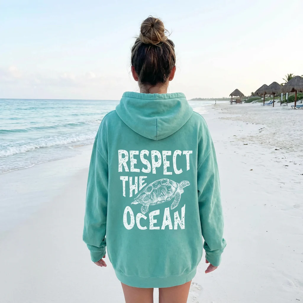 Respect The Ocean Hoodie - Image 41