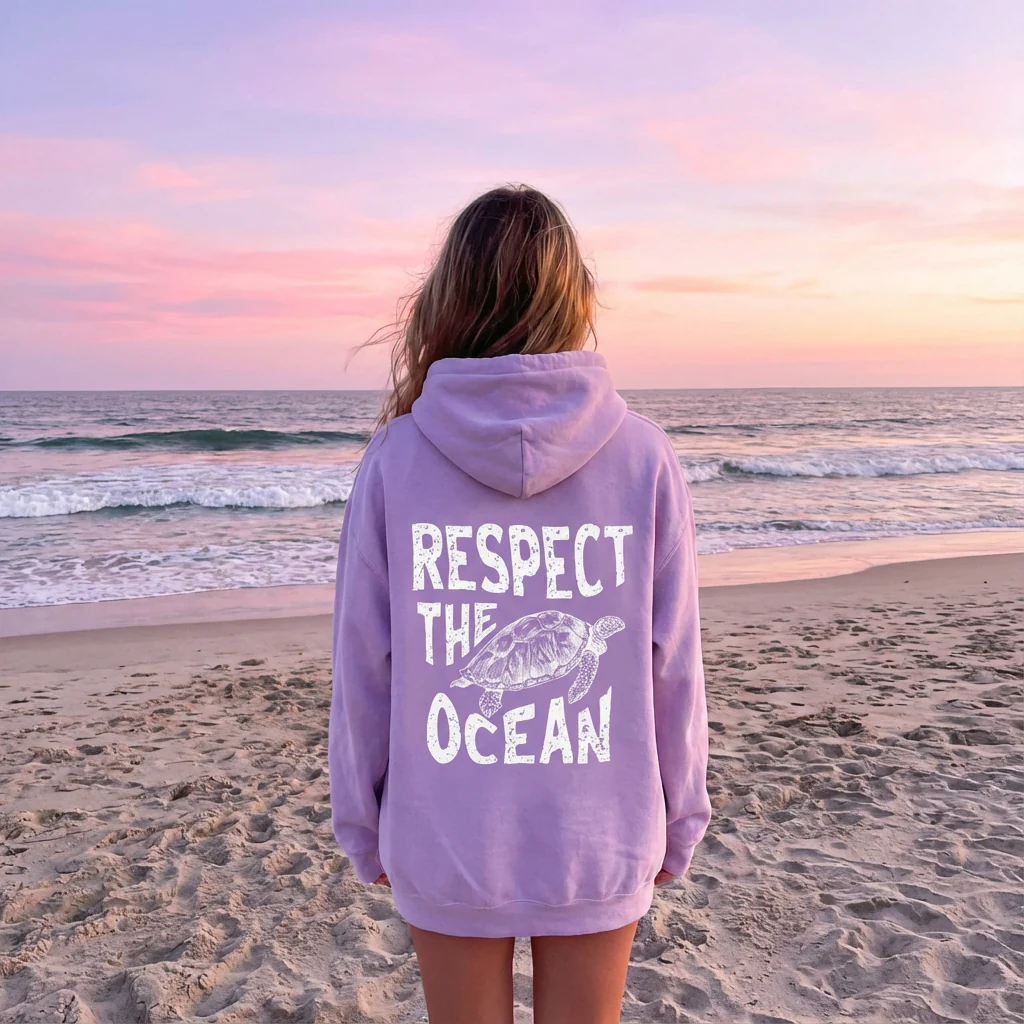 Respect The Ocean Hoodie - Image 42