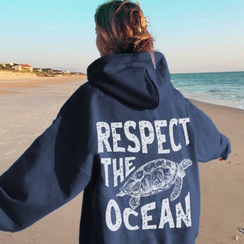 Respect The Ocean Hoodie - Image 6