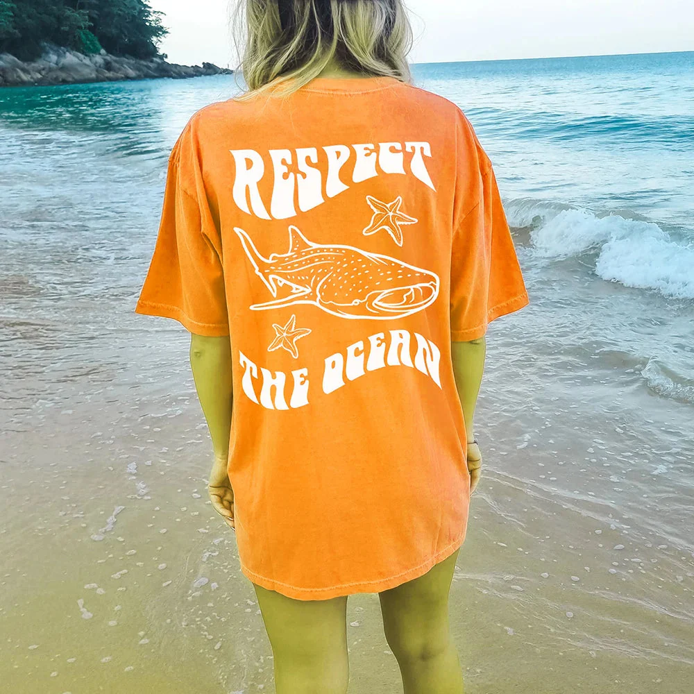 Respect The Ocean Tee - Image 3