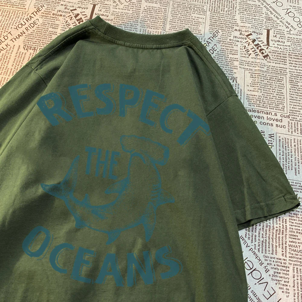 Respect The Oceans T-Shirt - Image 6