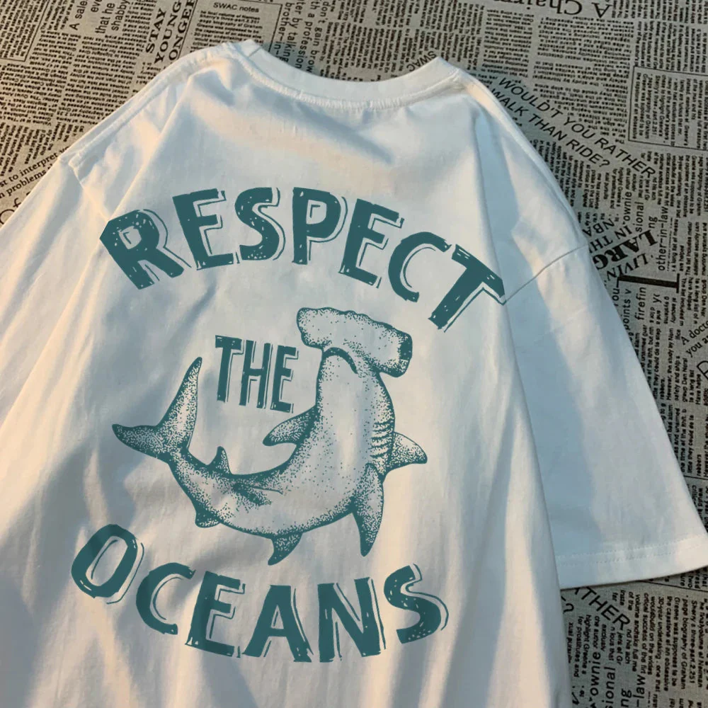 Respect The Oceans T-Shirt - Image 8