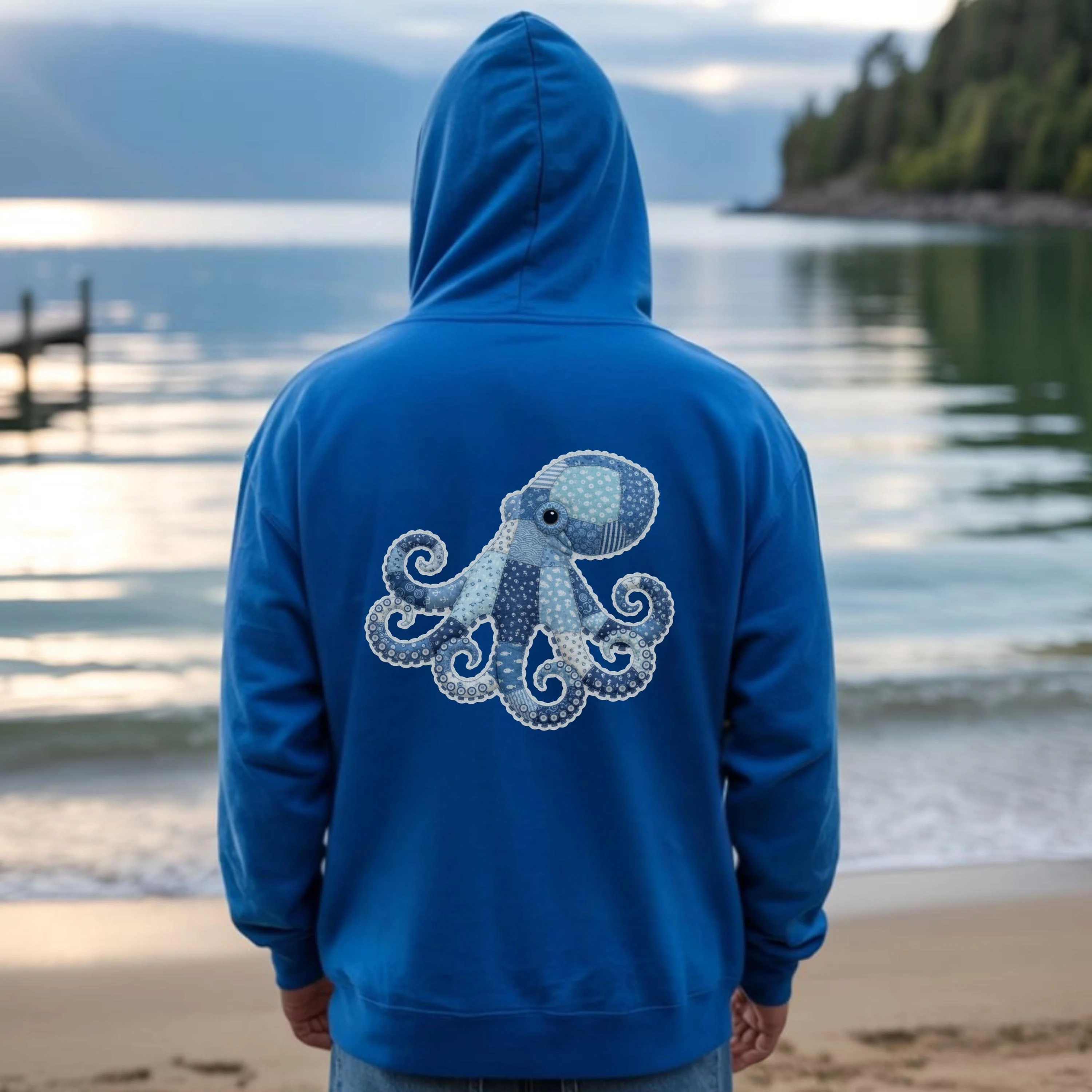 Retro Sea Animal Hoodie New - Image 3