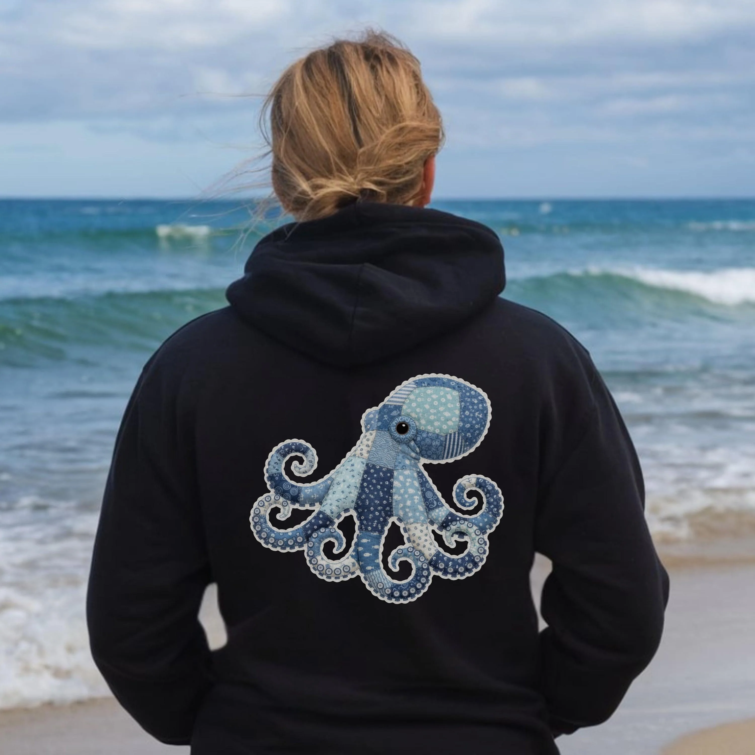 Retro Sea Animal Hoodie New - Image 7