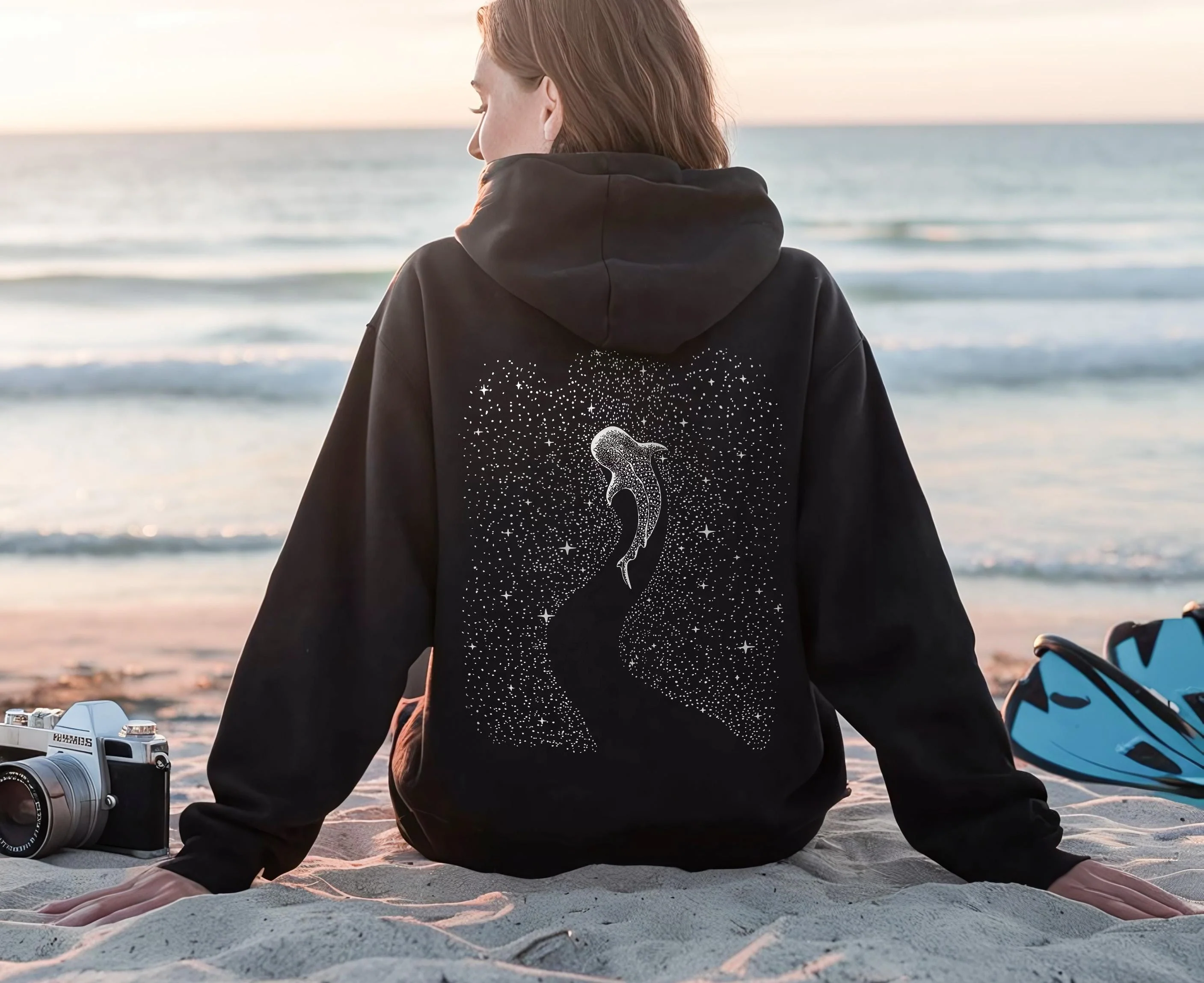 Whale Shark Hoodie New V4 - Image 3