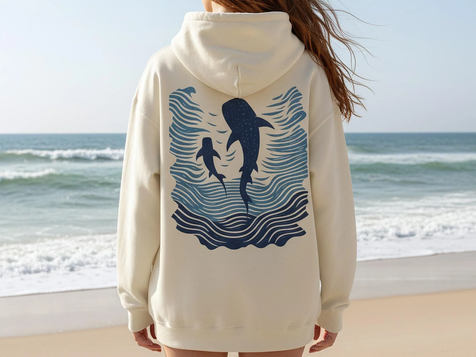 Whale Shark Hoodie New V7 - Image 2