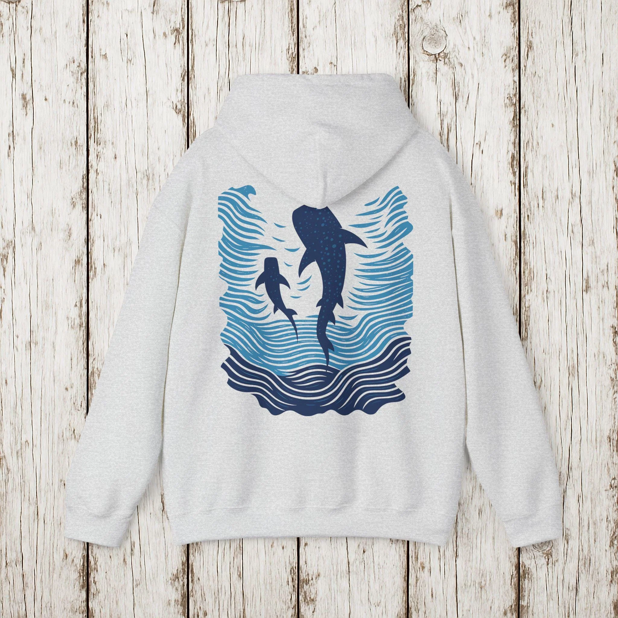 Whale Shark Hoodie New V7 - Image 4